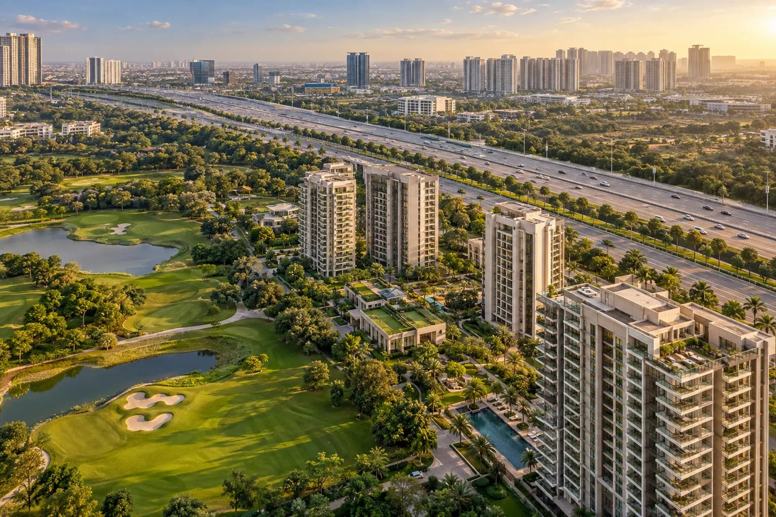 Properties in Golf Course Extension Road